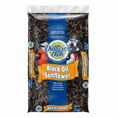 Nature's Own Black Oil Sunflower Seed Wild Bird Food