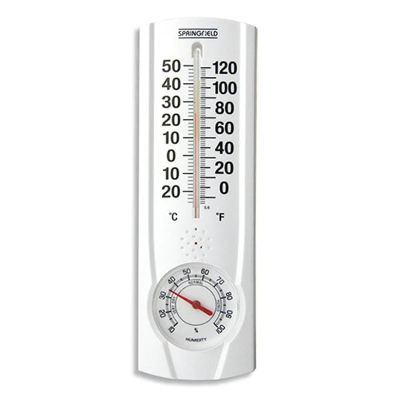 Taylor Plainview Indoor and Outdoor Thermometer with Hygrometer