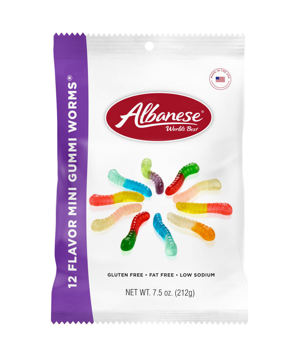 Albanese 12 Flavor Mini Gummi Worms