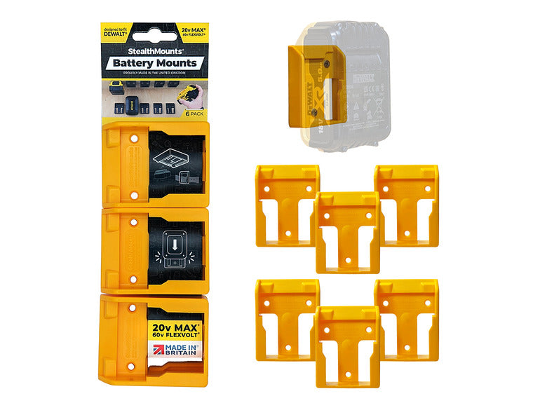 StealthMounts Battery Mounts for DeWalt XR 20V