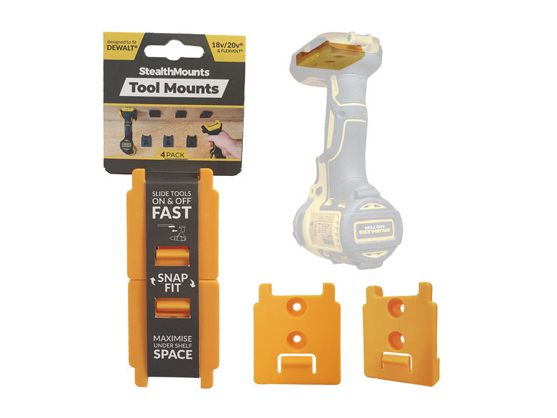 StealthMounts Tool Mounts for Dewalt 18v/20v & Flexvolt