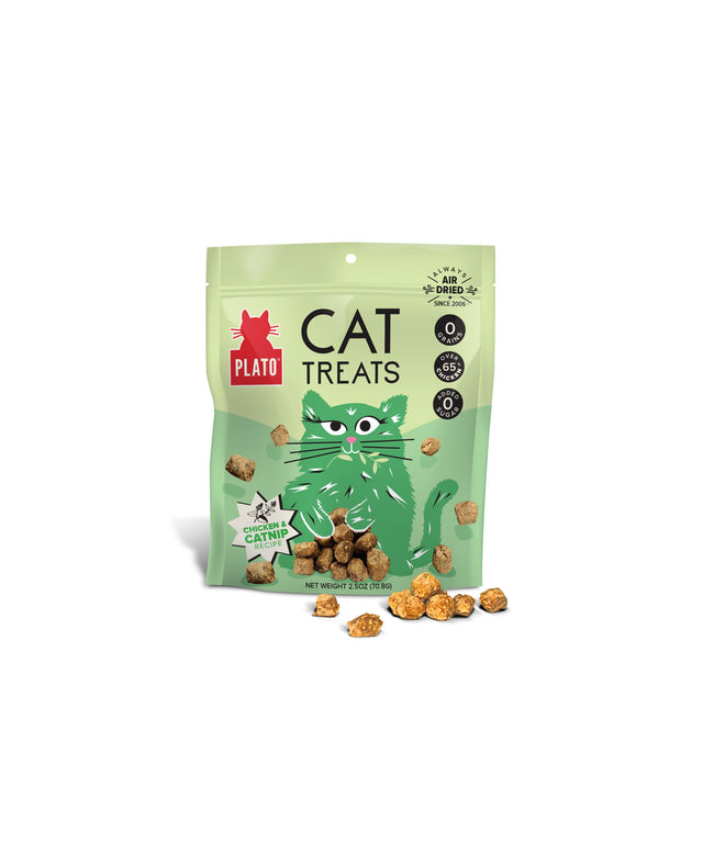 Plato Chicken & Catnip Cat Treats