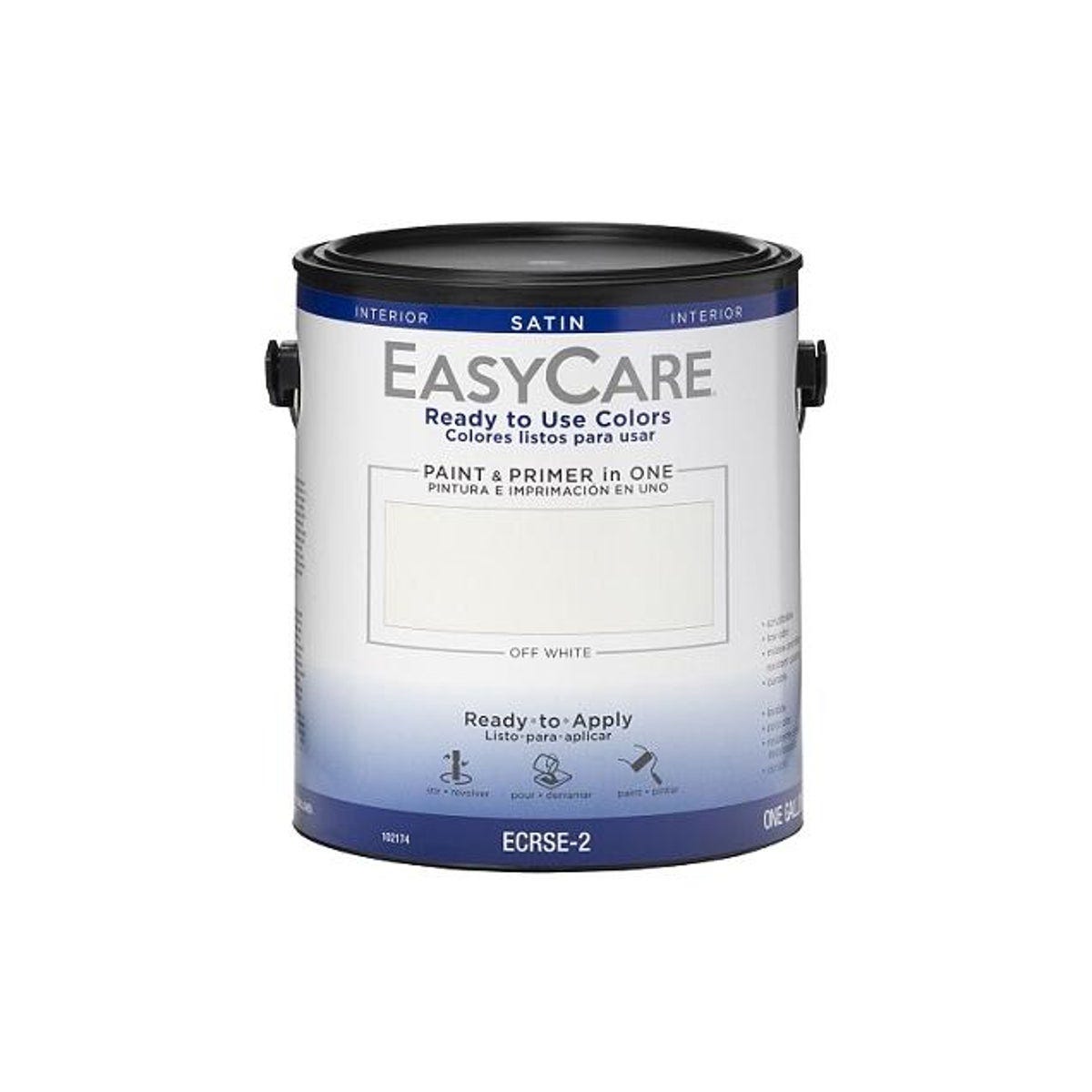 True Value EasyCare Ready to Use Colors 1 Gal. Off White Interior Satin Acrylic Latex Paint