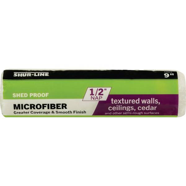 Shur-Line 9 In. x 1/2 In. Microfiber Roller Cover