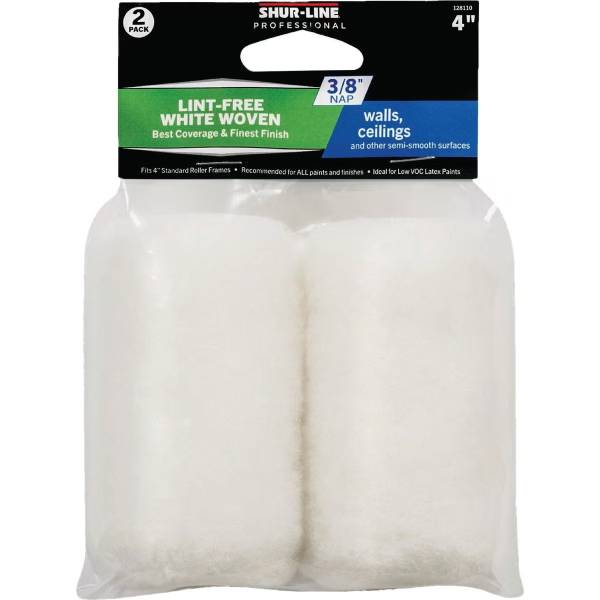 Shur-Line 4 In. x 3/8 In. Knit Fabric Roller Cover (2-Pack)