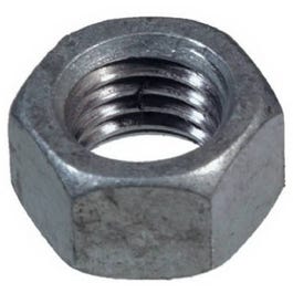 Hex Nuts,Heat-Treated Zinc-Plated Steel,Coarse Thread, 1/4-20, 100-Pk.