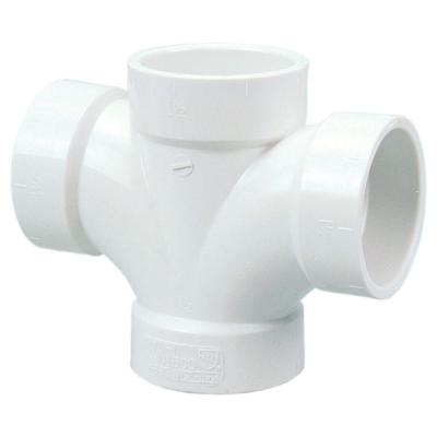 3" PVC DWV Double Sanitary Tee H