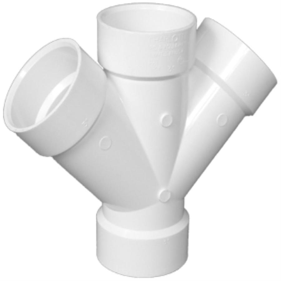 2" PVC DWV Double Wye Hub