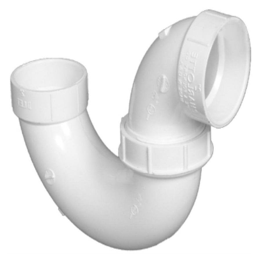 2" PVC DWV P-Trap Union H x H