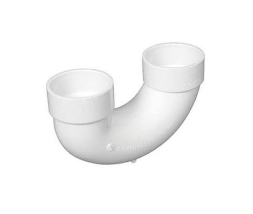 2" PVC DWV Return Bend H x H