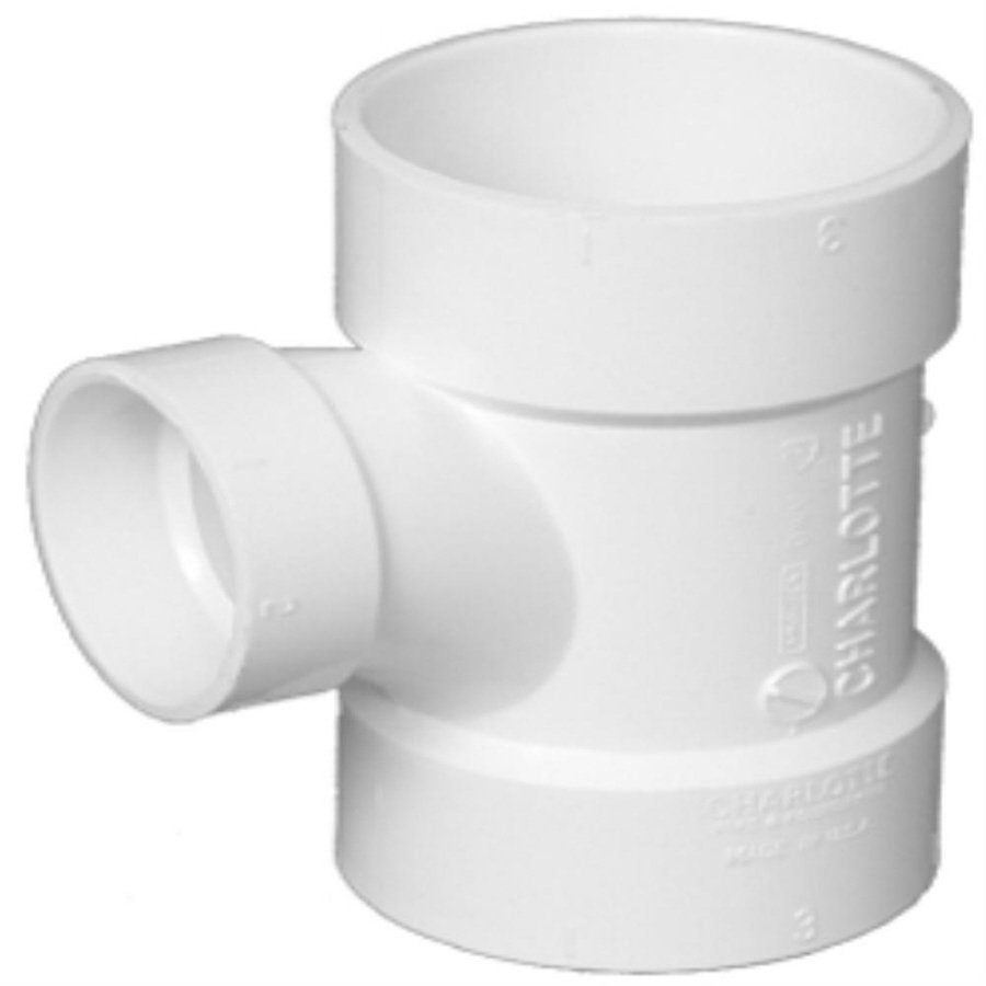 2" x 2" x 1-1/2" PVC DWV Sanitary Tee
