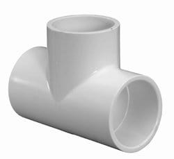 3" PVC DWV Vent Tee-Hub