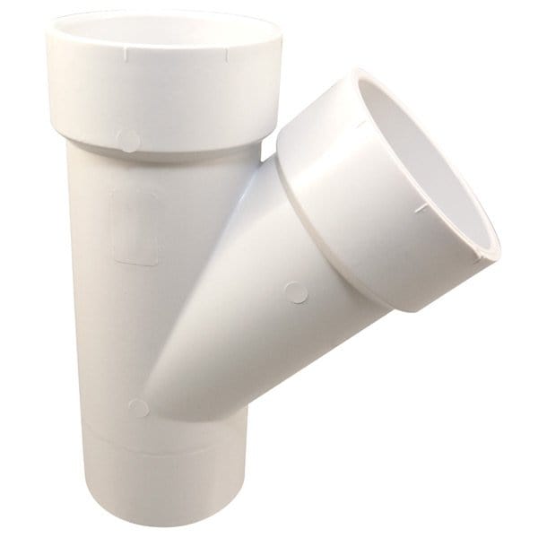 2" PVC DWV Wye SPG x H x H