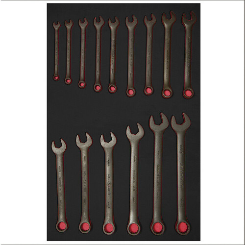 URREA 15 pc COMBINATION WRENCH SETS #CH306