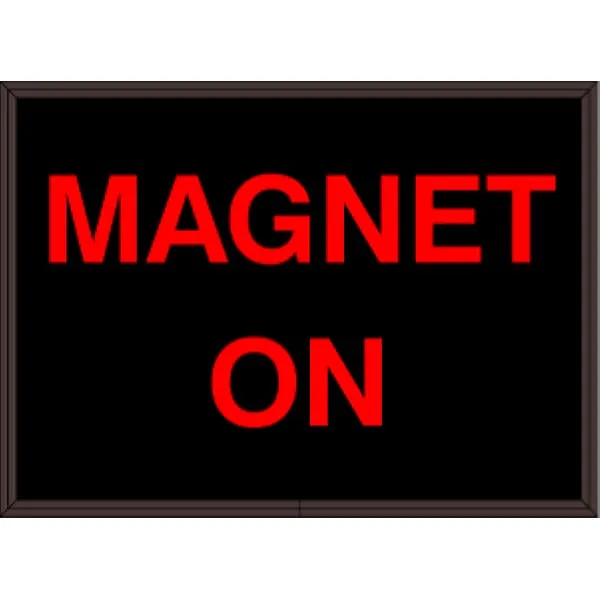 Signal-Tech 38811 SBL811R-A202/120-277VAC MAGNET ON Indoor Blank-out LED Backlit Sign