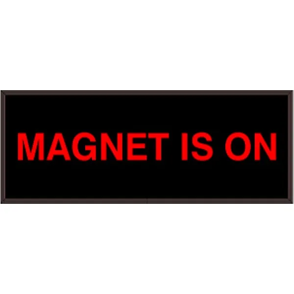 Signal-Tech 38814 SBL718R-D239/120-277VAC MAGNET IS ON Indoor Blank-out LED Backlit Sign