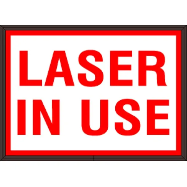 Signal-Tech 38831 SBLF811W-193R/120-277VAC LASER IN USE Indoor LED Backlit Sign