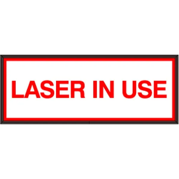 Signal-Tech 38832 SBLF718W-193R/120-277VAC LASER IN USE Indoor LED Backlit Sign