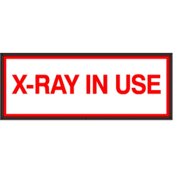 Signal-Tech 38843 SBLF718W-270R/120-277VAC X-RAY IN USE Indoor LED Backlit Sign