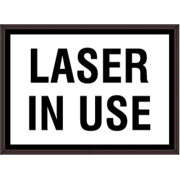 Signal-Tech 38849 SBLF811W-193K/120-277VAC LASER IN USE Indoor LED Backlit Sign