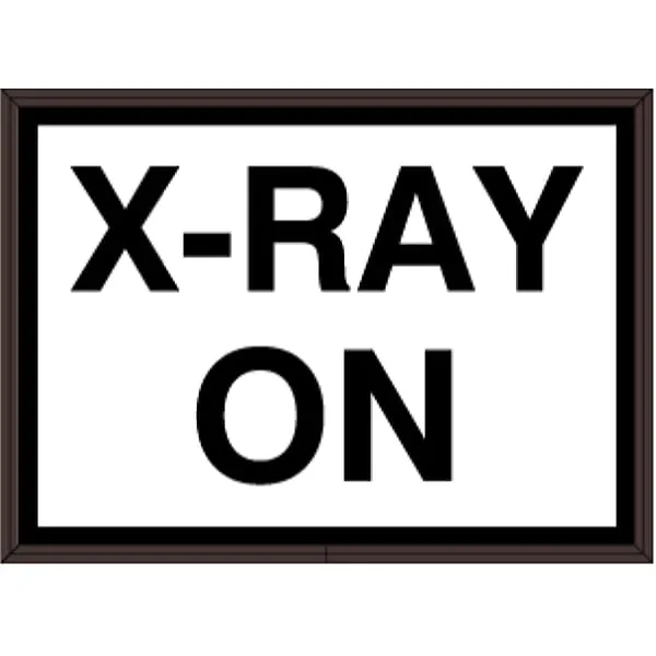 Signal-Tech 38850 SBLF811W-A259K/120-277VAC X-RAY ON Indoor LED Backlit Sign