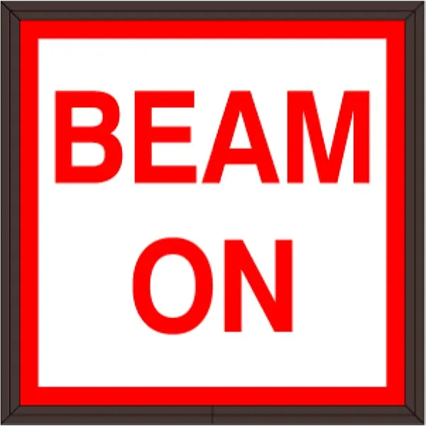 Signal-Tech 38866 SBLF77W-A231R/120-277VAC BEAM ON Indoor LED Backlit Sign