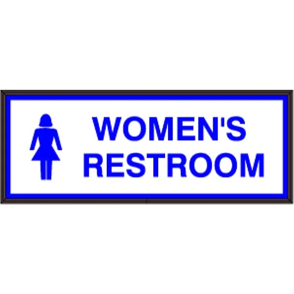 Signal-Tech 38873 SBLF718W-E751B/120-277VAC WOMEN’S RESTROOM w/Symbol Indoor LED Backlit Sign