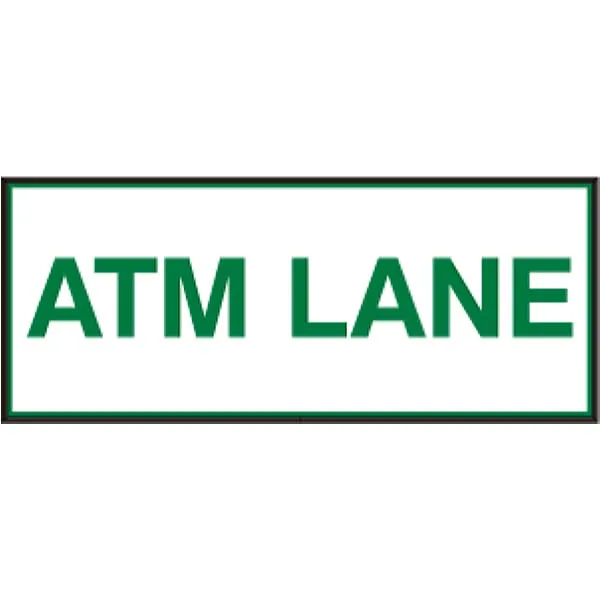 Signal-Tech 38992 PHXF1434W-121G/120-277VAC ATM LANE Outdoor LED Backlit Sign