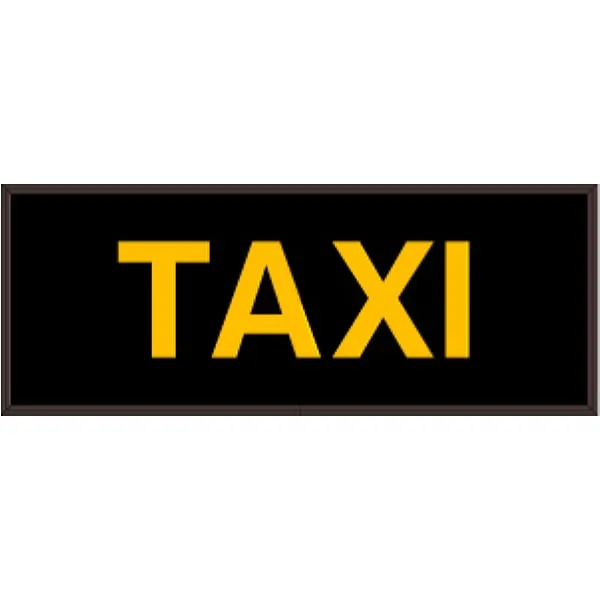 Signal-Tech 39613 PHX718A-A094/120-277VAC TAXI Outdoor Blank-out LED Backlit Sign