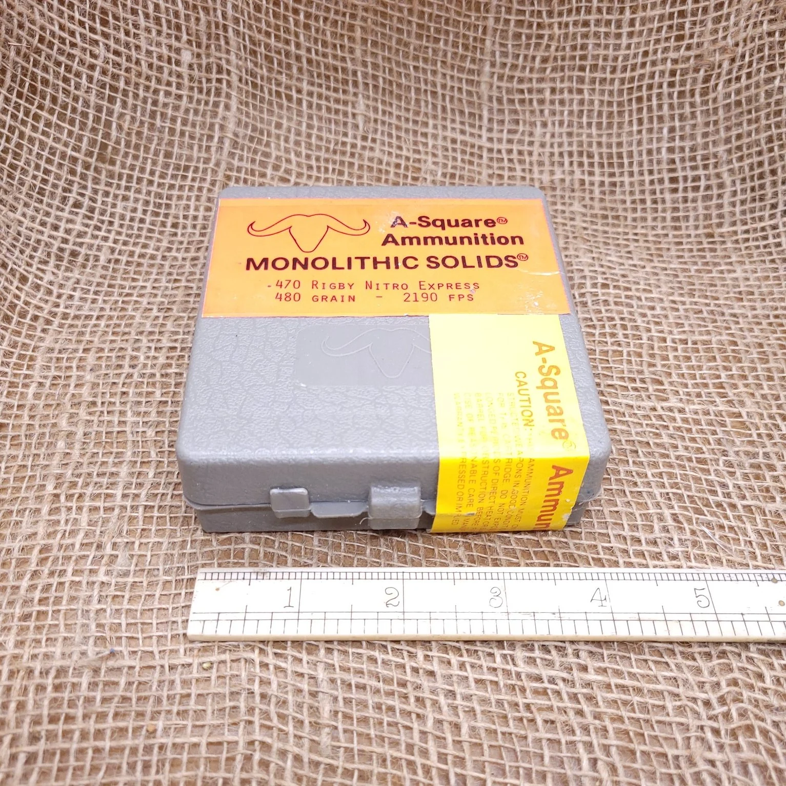 A-Square 470 Rigby Nitro Express Ammo Pack | 10 Rounds | Brass-Cased 480-Grain FMJs