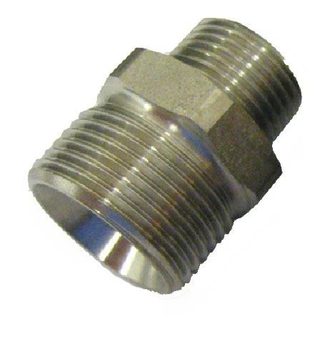Suttner ST-41 SS Screw Nipple, 3/8″ MPT x M22-14MM 5,800 PSI