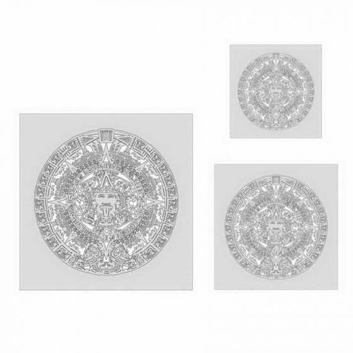 ANEST IWATA Artool™ FH-AZTFX-1 Aztek FX Series Freehand Airbrush Template Set, P