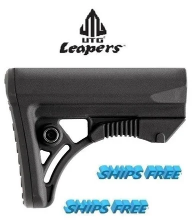 UTG PRO Model 4 Ops Ready S3 Mil-spec Stock ,Black, NEW! RBUS3BMS